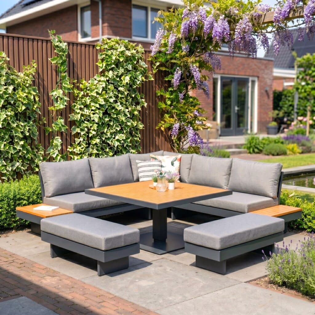Loungeset en Diningset Toscane XXL