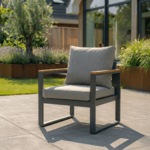 Loungestoel Cube Antraciet