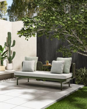 Relaxbank Isabel Groen Verstelbaar loungeset - BK5100