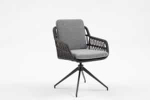 Tuinstoel Sevilla Draaibaar Antraciet Relax Dining Kruispoot - 8280A