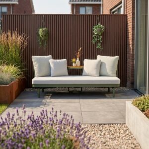 Relaxbank Isabel Groen Verstelbaar loungeset