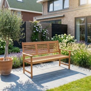 Tuinbank SenS-Line Tropical 3-zits Hardhout