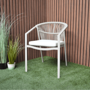 Tuinstoel valencia wit