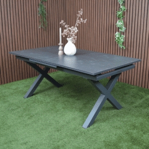Tuintafel Monte Carlo Antraciet 180-240cm Uitschuifbare Eettafel