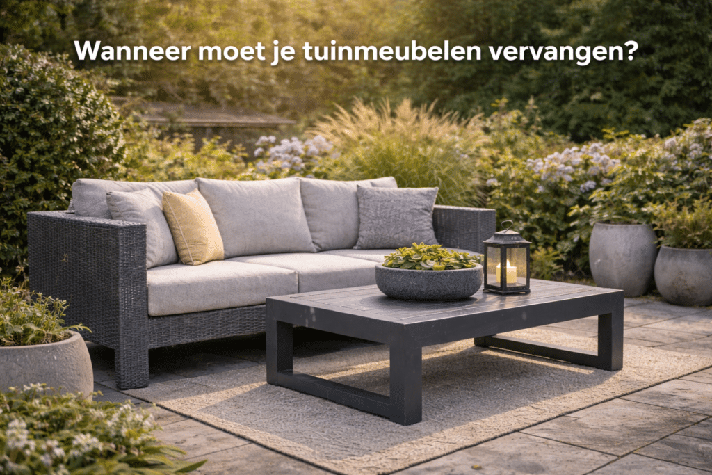 Wanneer moet je tuinmeubelen vervangen