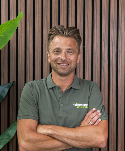 Rick focust zich op de kwaliteit van onze tuinmeubelen. Dit vind hij het belangrijkste wat er is.
