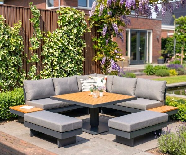 Loungeset en Diningset Toscane XXL