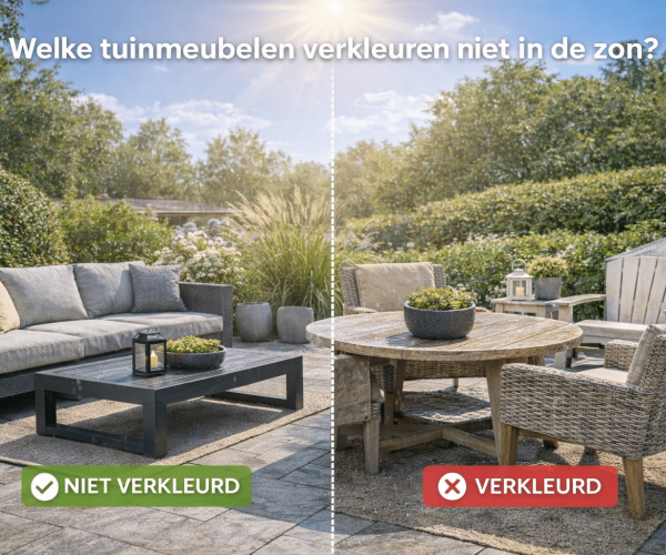 tuinmeubelen die niet verkleuren in de zon vergelijking