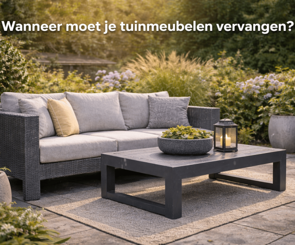 Wanneer moet je tuinmeubelen vervangen